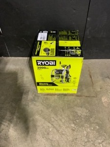lot 4 image: RYOBI 2000 PSI 1.2 GPM Cold Water Electric Pressure Washer. See Pictures