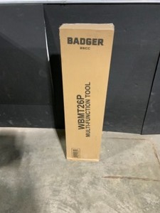 lot 28 image: Badger 26 cc 2-Cycle Gas String Trimmer Full Crank 4- in- 1 Multi-Function with Pole Saw Attachment. See Pictures