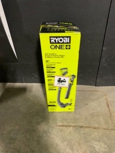 lot 32 image: RYOBI ONE 18V Cordless String TrimmerEdger and BlowerSweeper Combo Kit with 2.0 Ah Battery and Charger. See Pictures