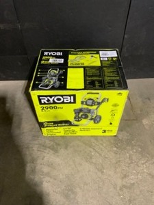 lot 52 image: RYOBI 2900 PSI 2.5 GPM Cold Water Gas Pressure Washer. See Pictures