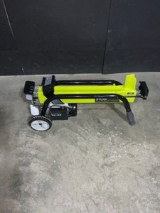 lot 69 image: RYOBI 5-Ton 15 Amp Electric Log Splitter. See Pictures