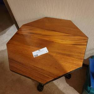 24x24x28 Antique Octagon Wine Table