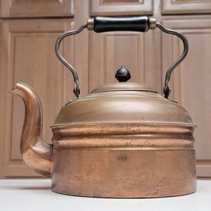 1898 Antique Copper Tea Kettle