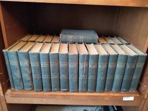 lot 126 image: Complete Antique Encyclopedia Britannica