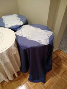 lot 105 image: Three Glass Top Tables