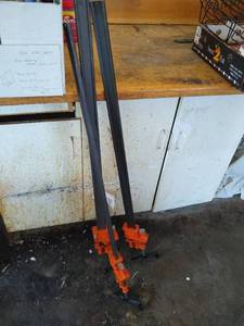 lot 219 image: Three Heavy Duty Clamps