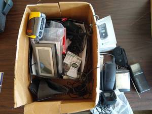 lot 244 image: Box of Electronics - Walkman, Etc.