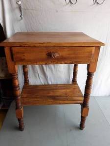 One Drawer Side Table 23x16x28