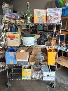 Cartload Of Kitchen Related Box Lots