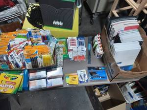 Large Lot Of New School Supplies