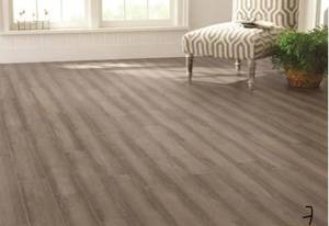 Hand Scraped Strand Woven Light Taupe 38 in. T x 5-18 in. W x 36 in. L Engineered Click Bamboo Flooring