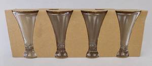 (New) Qty 16 Beer Tasting Glasses & Qty 4 Black Beer Flights (chalkboard)