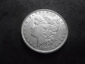 lot 13 image: 1878 Morgan Silver Dollar Reverse 1879