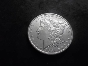lot 22 image: 1886 Morgan Silver Dollar