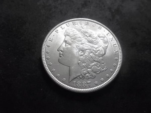 lot 23 image: 1887  Morgan Silver Dollar