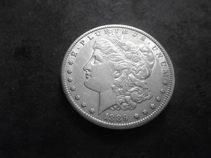 lot 27 image: 1889 S Morgan Silver Dollar