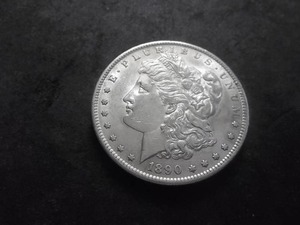 lot 29 image: 1890 S  Morgan Silver Dollar