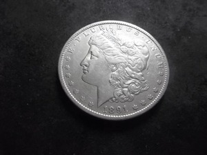 lot 30 image: 1891 O Morgan Silver Dollar