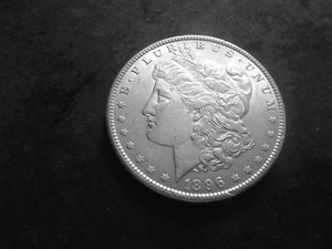 lot 32 image: 1896 Morgan Silver Dollar