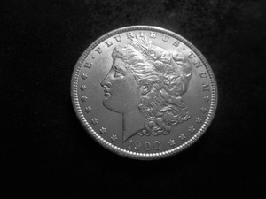 lot 37 image: 1900  Morgan Silver Dollar