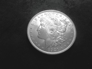 lot 43 image: 1921  Morgan Silver Dollar