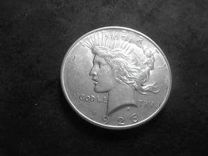 lot 57 image: 1926 D Silver Peace Dollar