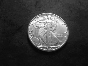 lot 73 image: 1943 D Walker Half Dollar