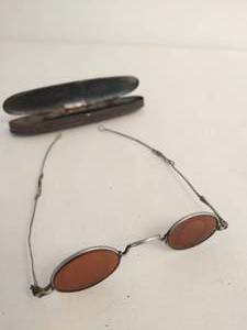 lot 87 image: Antique Eye Spectacles with Case