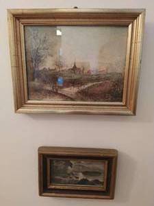 lot 296 image: Collection of Vintage Framed Art