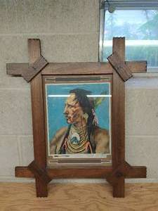lot 407 image: Native American Print
