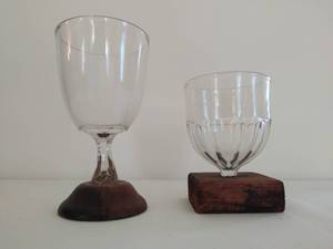 lot 45 image: Pair of Makedo Wine or Water Goblets