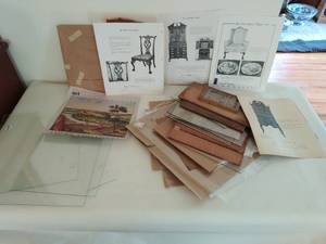 lot 62 image: Collection of Old Framing Materials