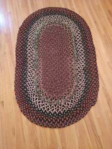 lot 327 image: Two Braided Rugs