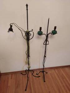 lot 332 image: Antique Floor Standing Lamps