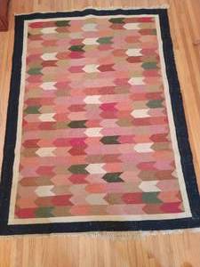 lot 347 image: Old hand Woven Rug