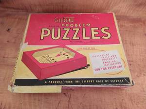 lot 373 image: Vintage Gilbert Boxed Problem Puzzles