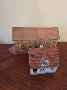 lot 115 image: Vintage Doll House And Noahs Ark
