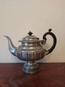 lot 123 image: Vintage Metal Teapot