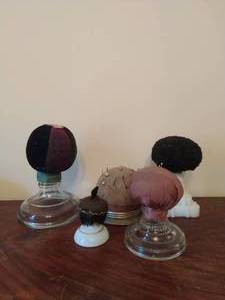 lot 124 image: Collection Of Five Vintage Pin Cushions