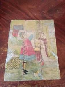 lot 126 image: Vintage Wood Blocks