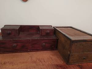 lot 149 image: Two Vintage Counsel Drawers