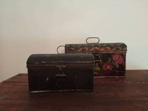lot 179 image: Two Vintage Metal Boxes
