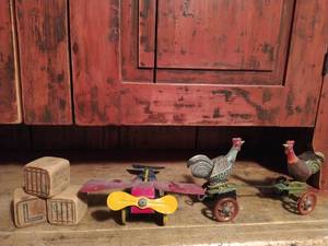 lot 227 image: Collection OF Antique Toys