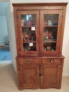 lot 317 image: Antique Pie Cabinet