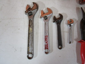 Pipe Wrenches, Crescent Wrenches, Tin Snips