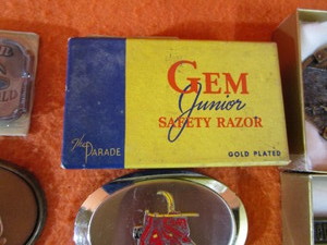 Belt Buckles & Vintage Razor