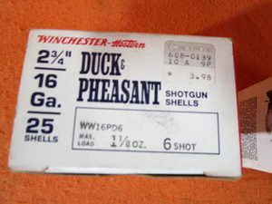 16 ga. Shotgun Shells