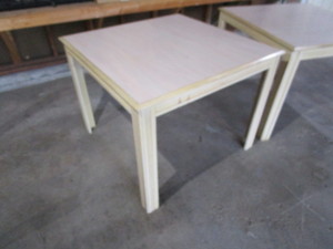 (2) Wood Tables 40x40x31