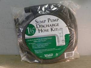lot 67 image: New Sump Pump Discharge Hose Kit