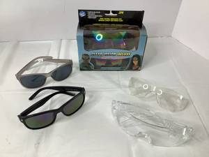 2- Safety Glasses and 4 Sunglasses